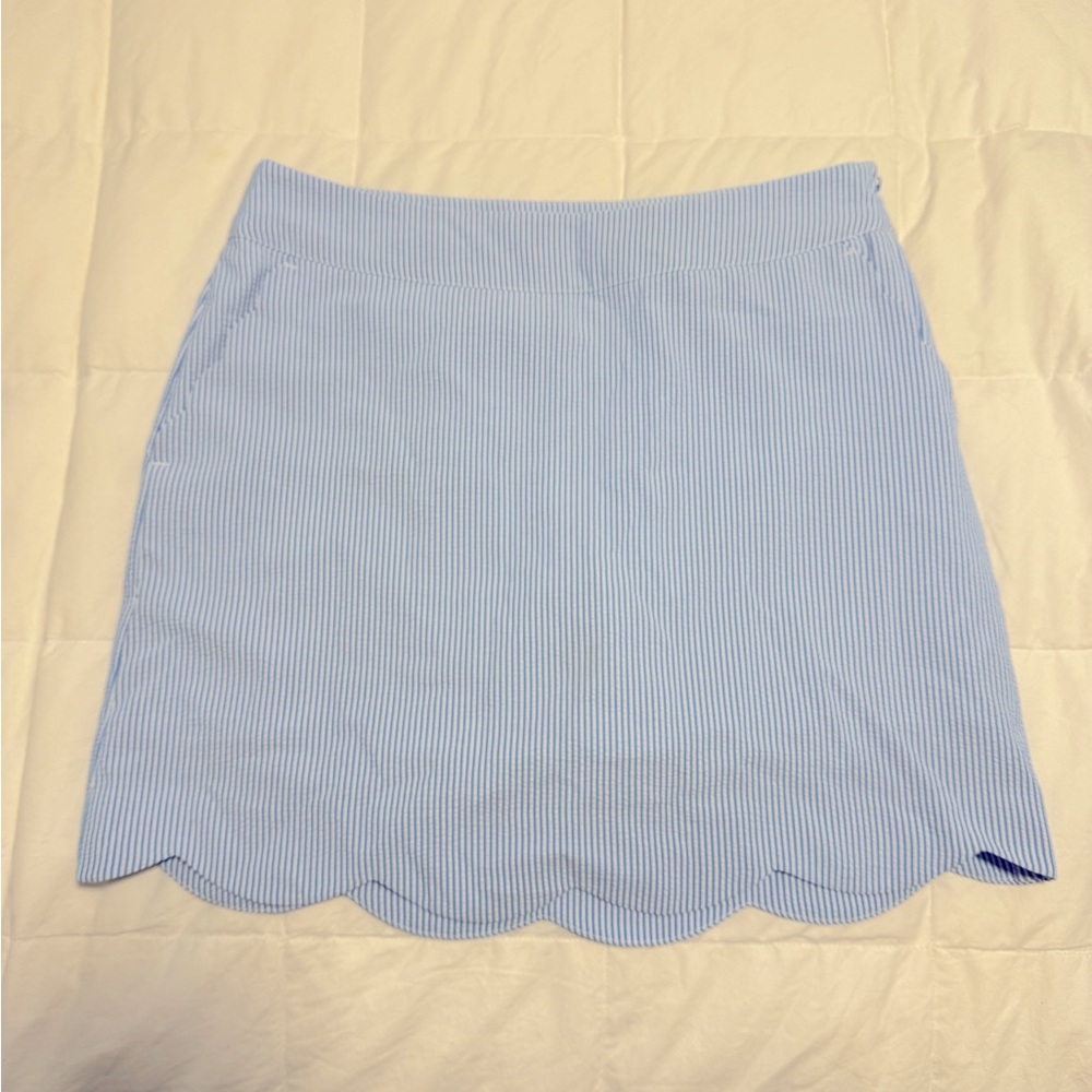 Vineyard Vines Seersucker performance skort